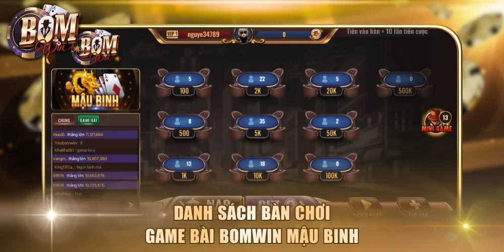 game bài bomwin