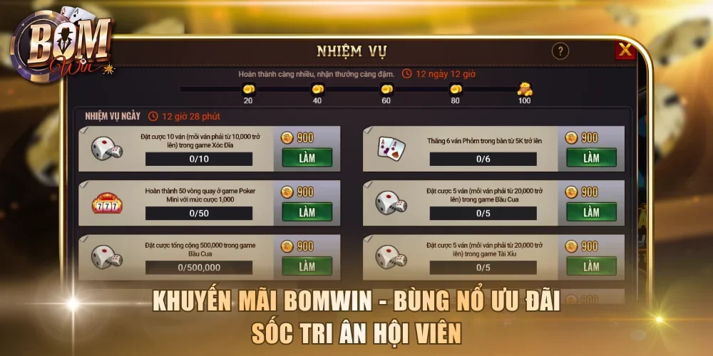 Khuyến mãi Bomwin