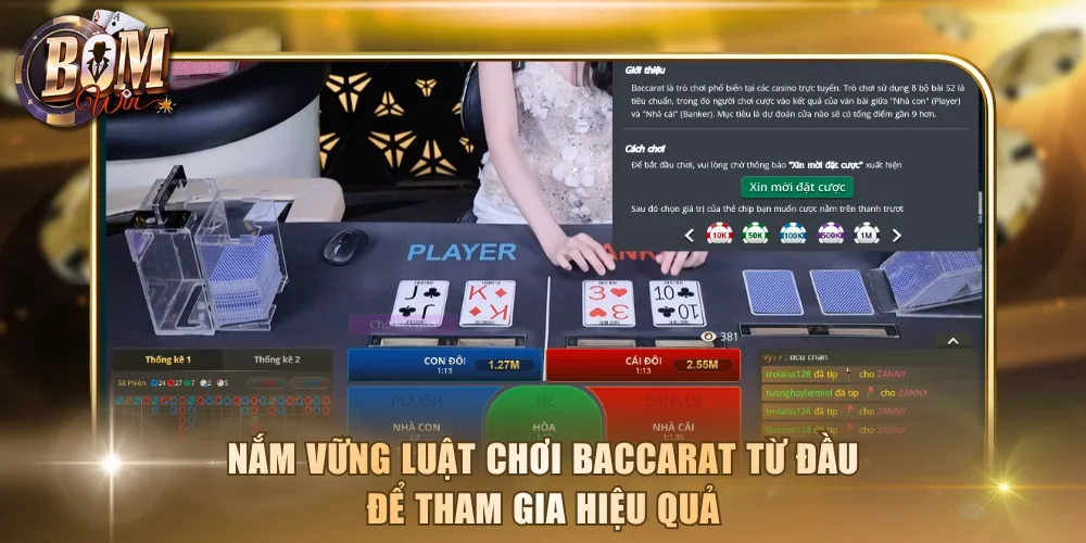 Luật chơi Baccarat