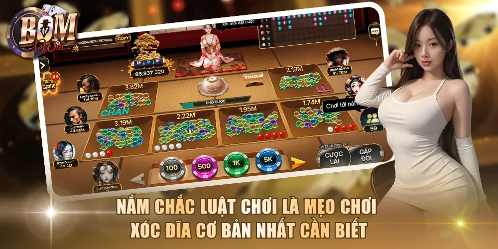 Mẹo chơi xóc đĩa hiệu quả nắm vững quy luật