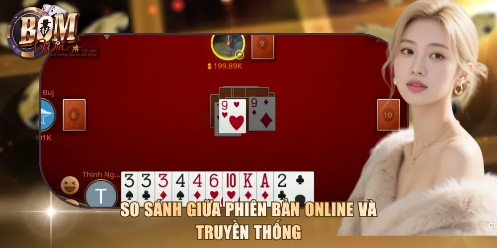 So sánh giữa phiên bản online và truyền thống